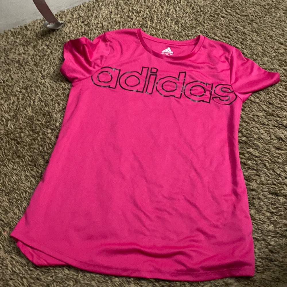 A hot pink adidas shirt to cool you down when it’s hot